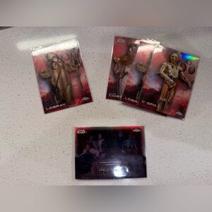 Lot of Topps Chrome 2025 Star Wars Cards